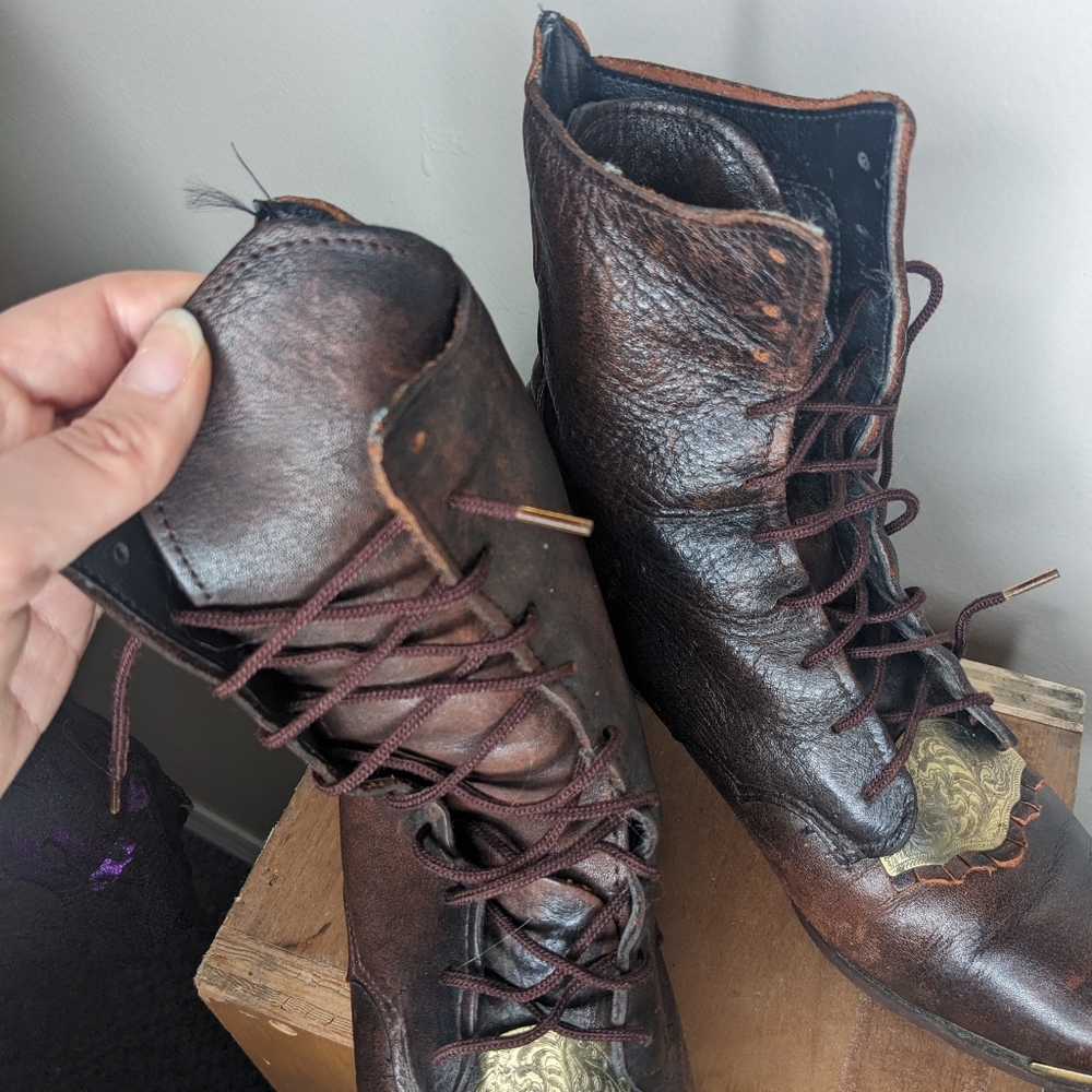 Witchy Leather Boots - Picture 7 of 13